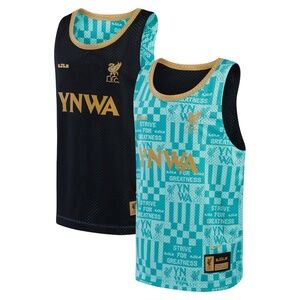 NIKE LEBRON X LIVERPOOL FC CULTURE OF BASKETBALL BIG KIDS' REVERSIBLE SOCCER JER